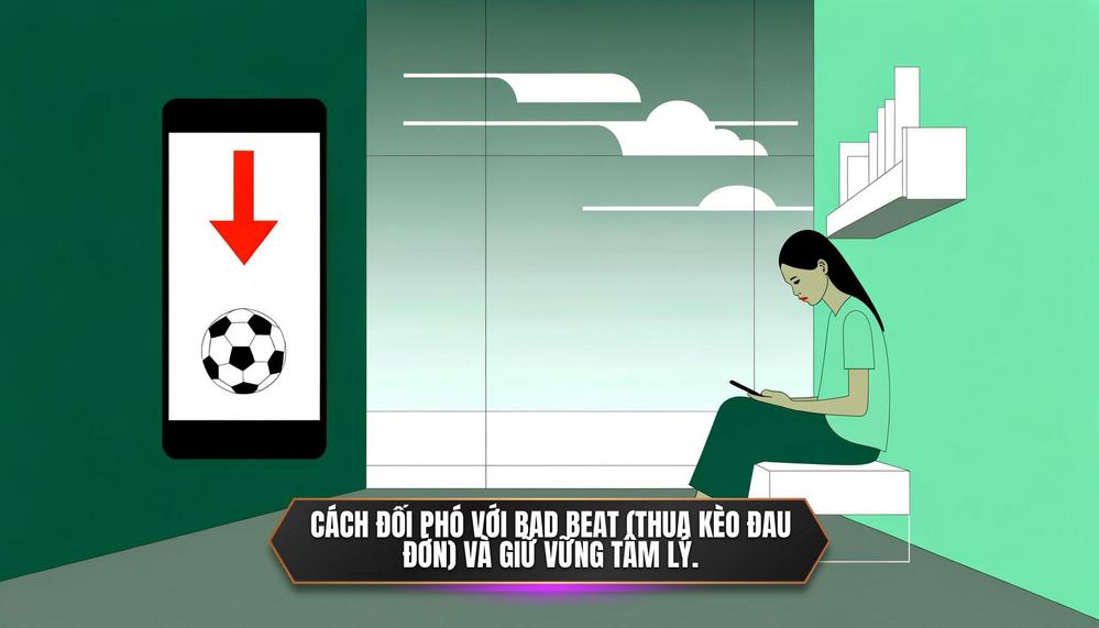 Cách đối phó với Bad Beat (Thua kèo đau đớn) và giữ vững tâm lý.